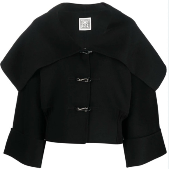 Toteme Cropped Double Clasp Jacket - Picture 3 of 7